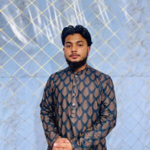 Premium Panjabi – Black & Golden Design